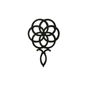 Vintage Hot Pot Holder Trivet Round Protector Handle Dining Heat Resistant Steel